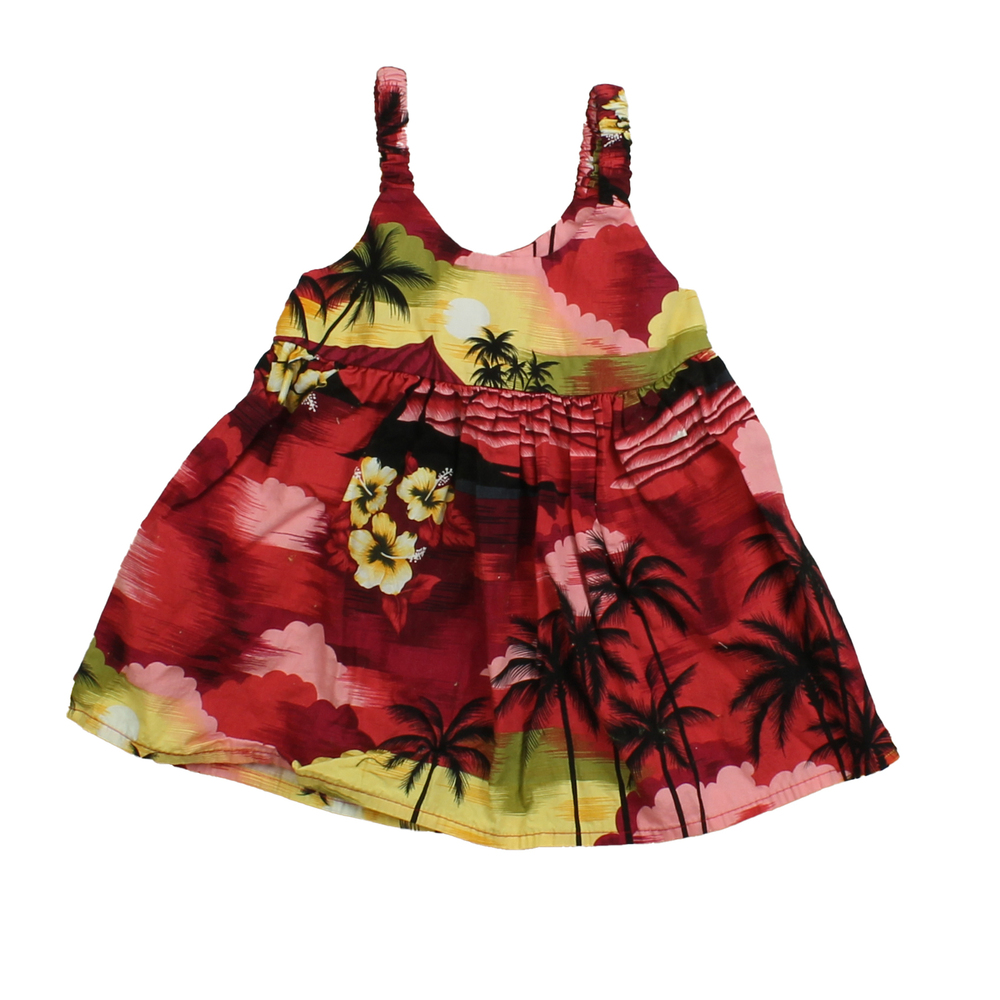 Aloha Republic Girls Pink | Yellow Dress size: 6 Months